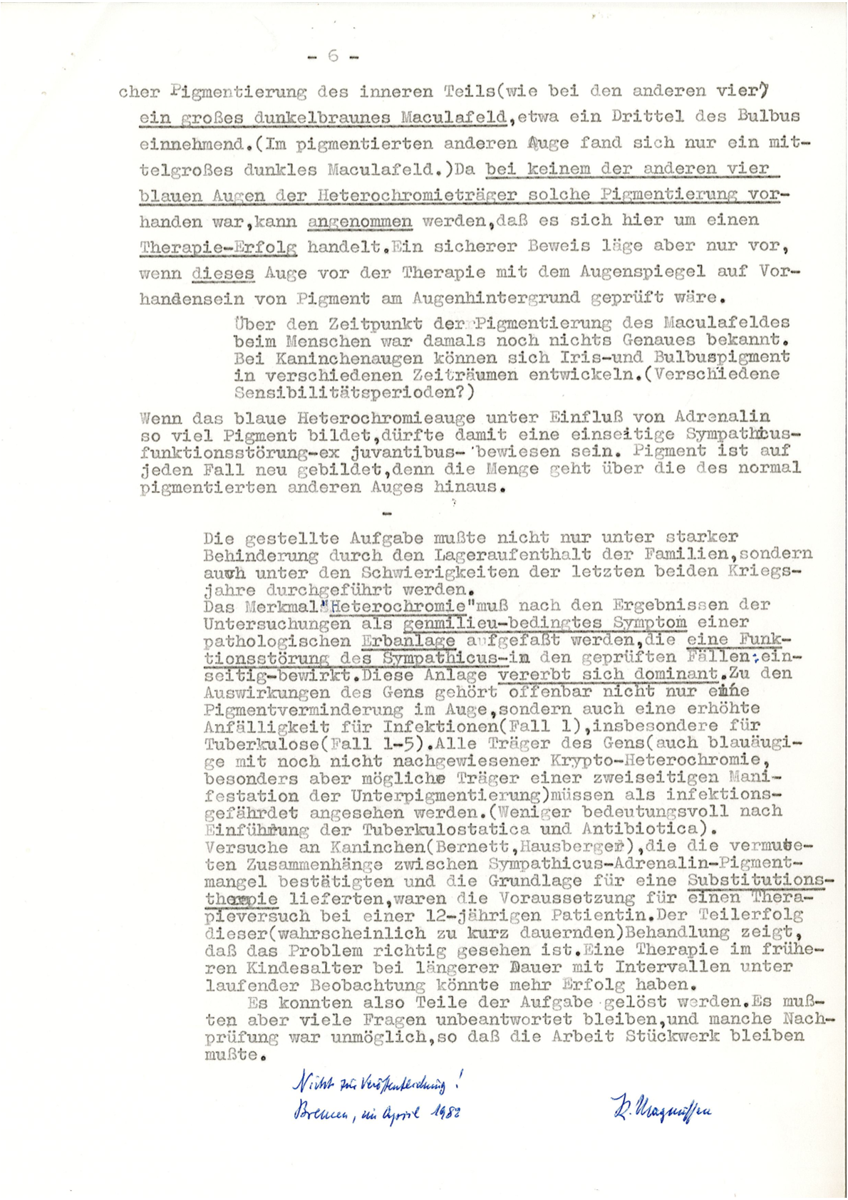 Dr Josef Mengele Karin Magnussen blue eye color change experiment hoax 6