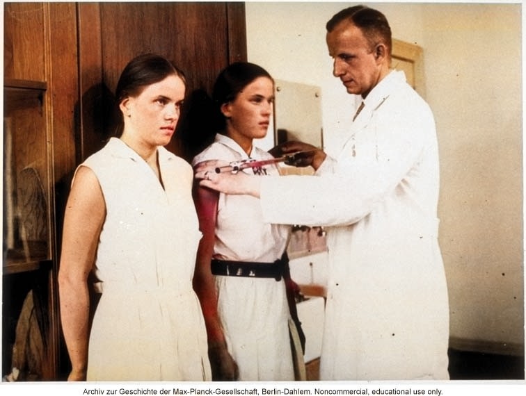 dr josef mengele twin research otmar von verscheur auschwitz 1