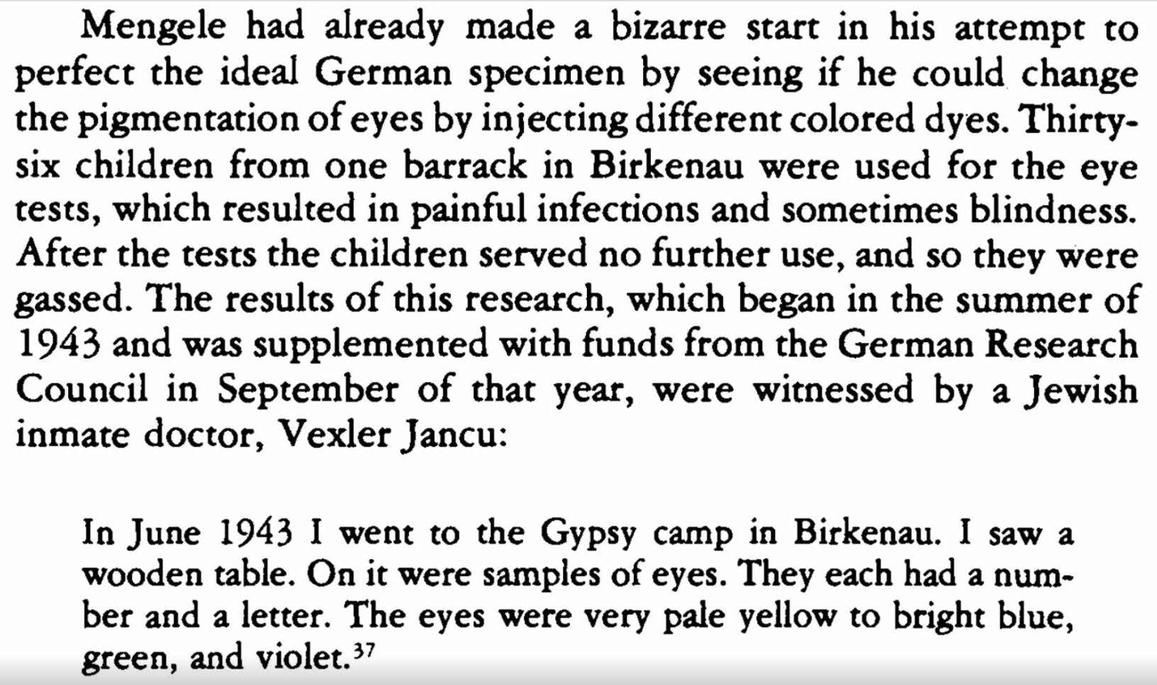 dr josef mengele gerald posner book