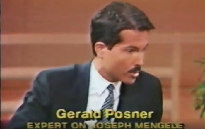 gerald posner mengele book